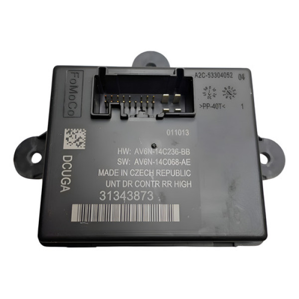 Modulo Porta Volvo V60 2014 Traseira Direita