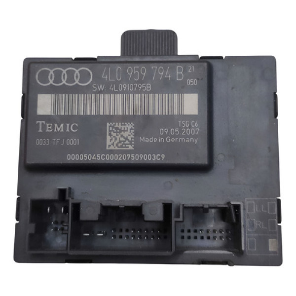 Modulo Central Vidro Porta Audi Q7 2010 Traseira Direita