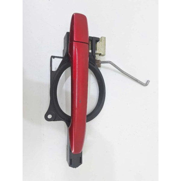 Maçaneta Externa Mitsubishi Lancer 2013 Traseira Direita Vermelho Traseira