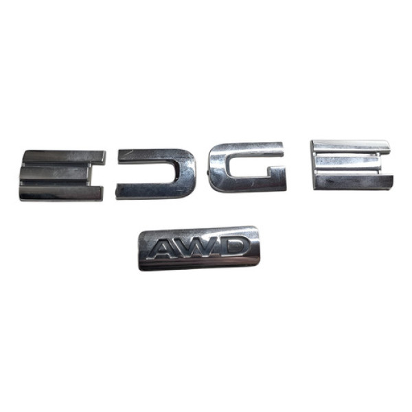 Emblema Letras Ford Edge Awd 2014 Tampa Traseira  1