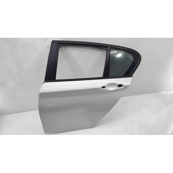 Porta Bmw 116 2013 2014 2015 Traseira Esquerda Lisa  Branco Traseira Esquerda Branco