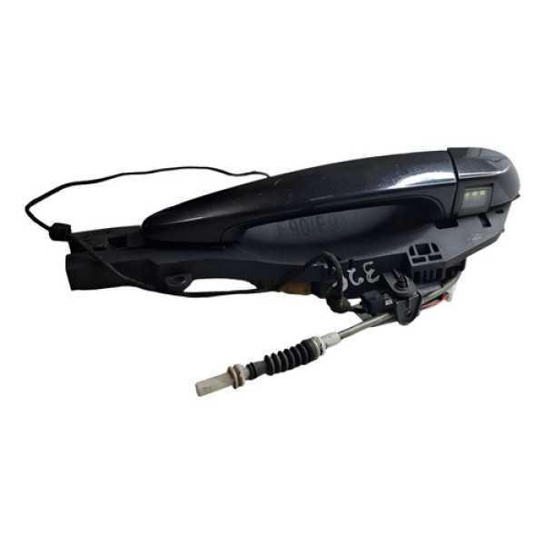 Maçaneta Externa Bmw 320i 2005 2006 Traseira Esquerda Preto Preto Traseira