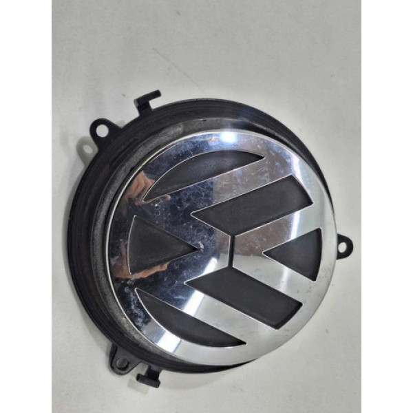 Emblema Puxador Tampa Traseira Vw Passat 2008 Preto