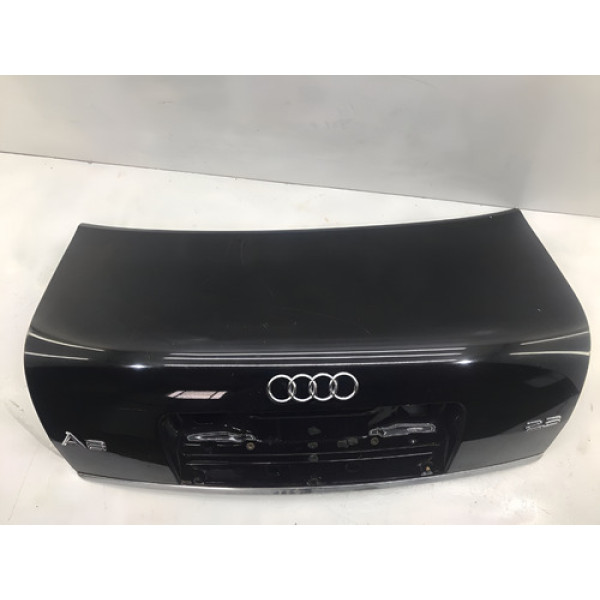 Tampa Traseira Audi A6 1999 Lisa Original  Preto Preto