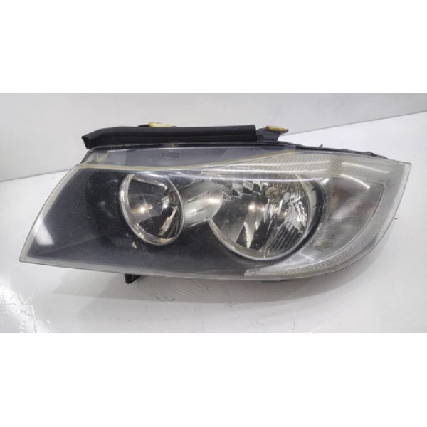 Farol Bmw 320 2006 2007 2008 Esquerdo Liso Original Esquerdo/motorista