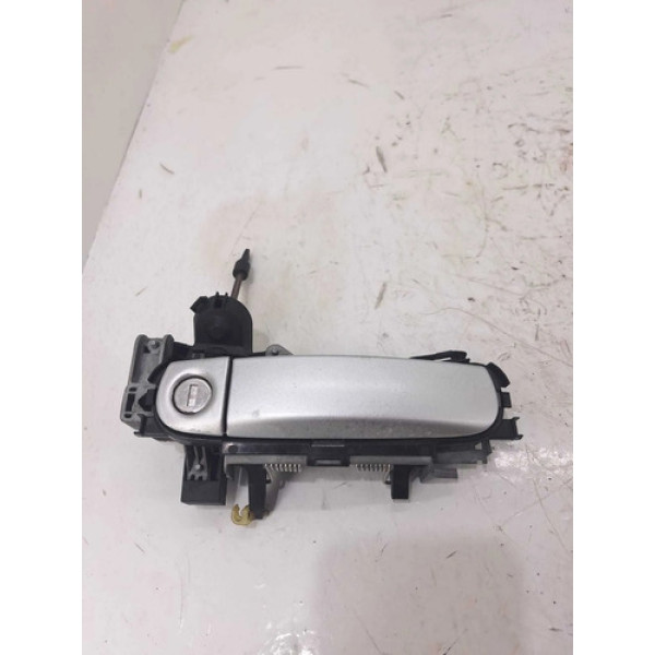 Maçaneta Porta Audi A4 2002 2003 2.0 Dianteira Esquerda Preto Dianteira