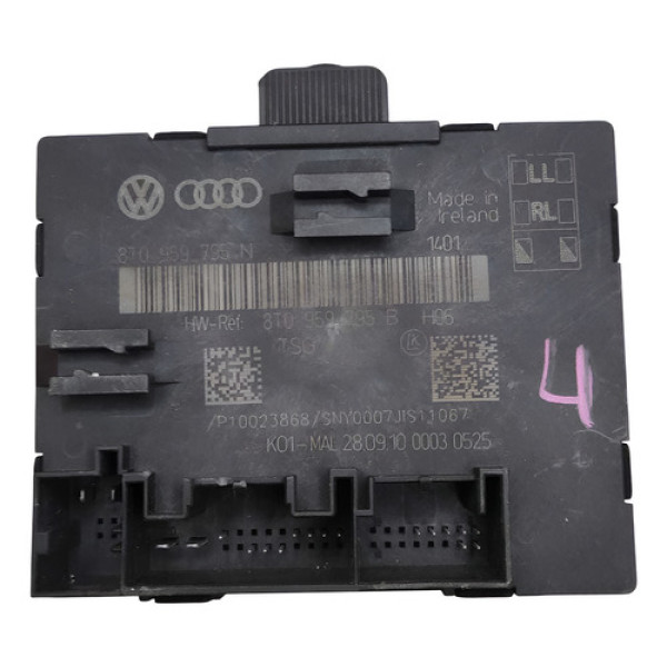 Modulo Porta Audi A4 Traseira Esquerda 2010 2011 2012