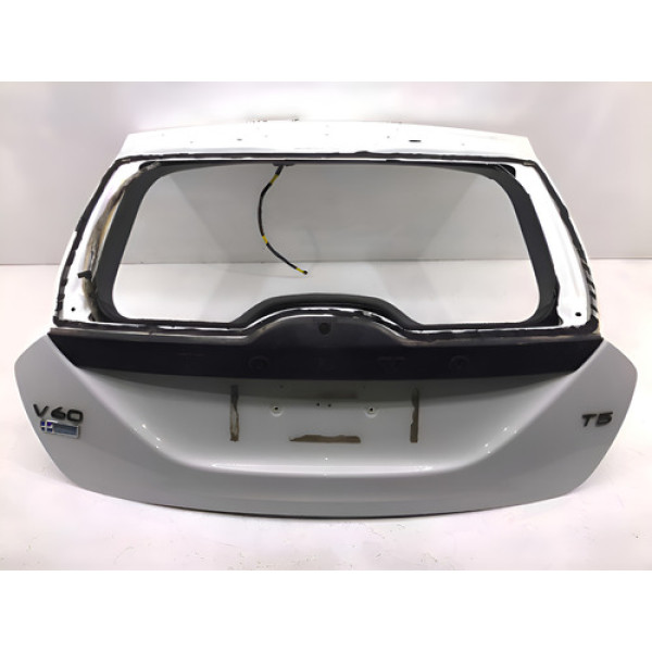 Tampa Volvo V60 R-design 2013 Traseira Branco Branco