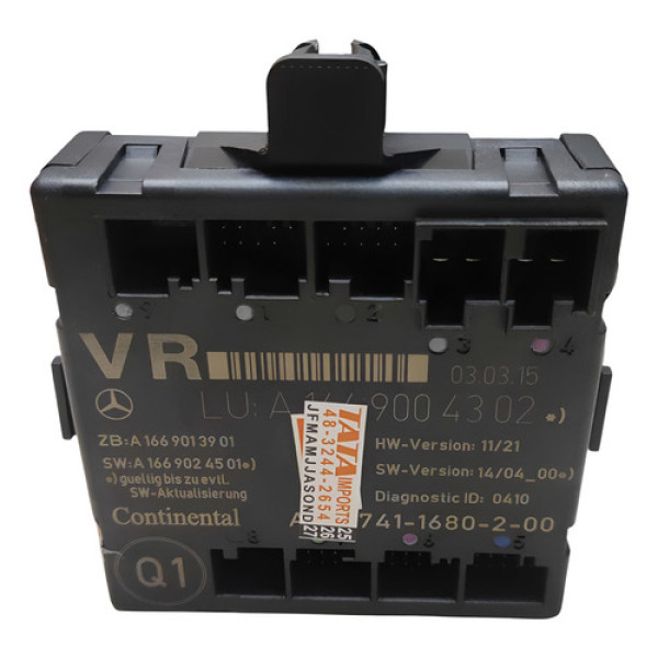 Modulo Vidro Porta Mercedes Gla250 2016 Dianteiro Direito