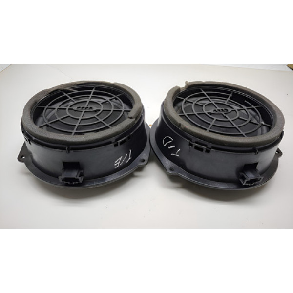  Par Alto Falante Audi Q3 2015  Traseiro  Preto Preto