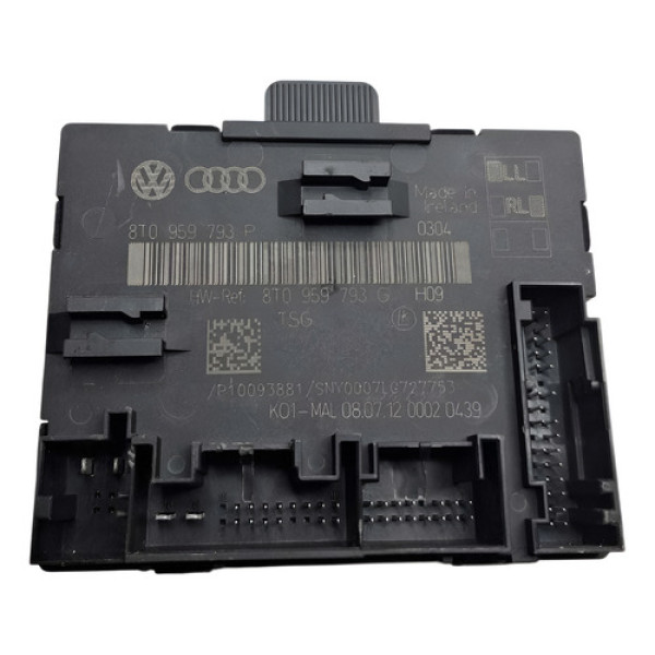 Modulo Vidro Porta Audi A4 2014 Traseiro Esquerdo