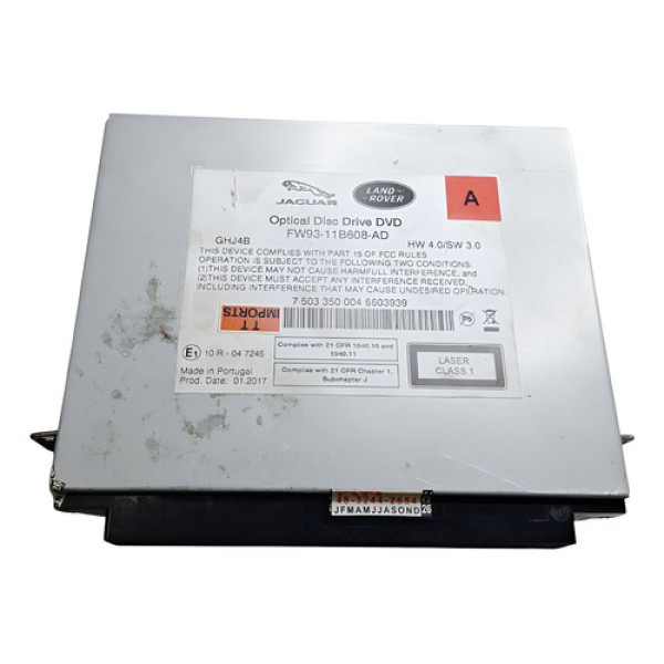 Leitor Cd Dvd Land Rover Evoque 2018