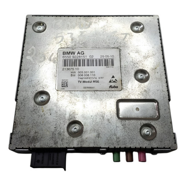 Módulo Central Controle Vídeo Tv Bmw 535 2010 Gt