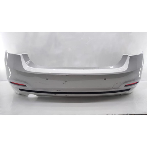 Para-choque Bmw 320 2017 2018 Traseiro Detalhes Original Branco