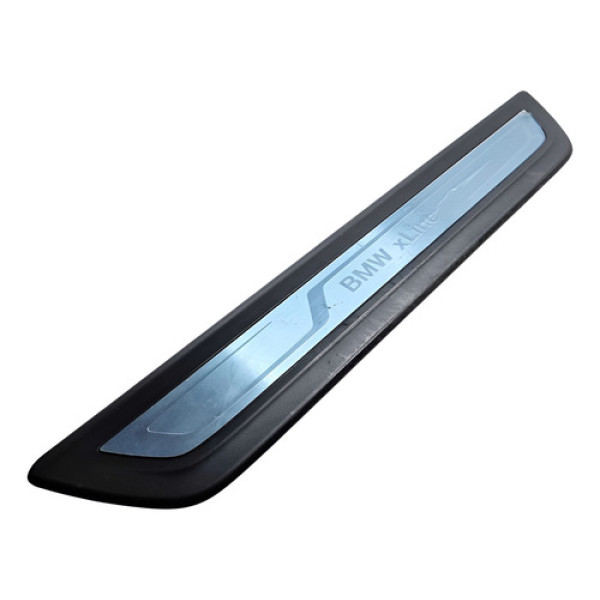 Soleira Porta Bmw X3 2013 Dianteira Esquerda Preto