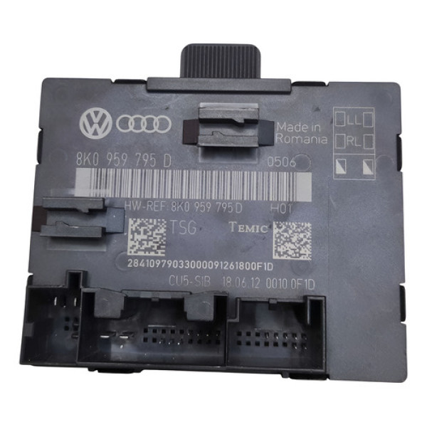 Modulo Vidro Porta Audi A4 2014 Traseira Esquerda