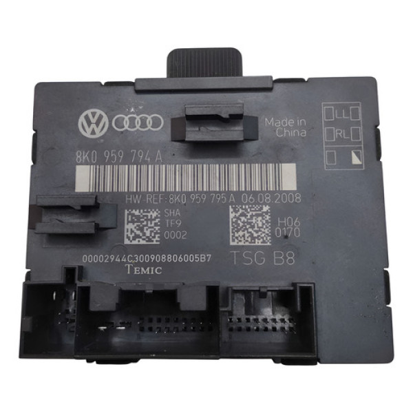 Modulo Vidro Porta Audi A4 2011 Traseira Direita