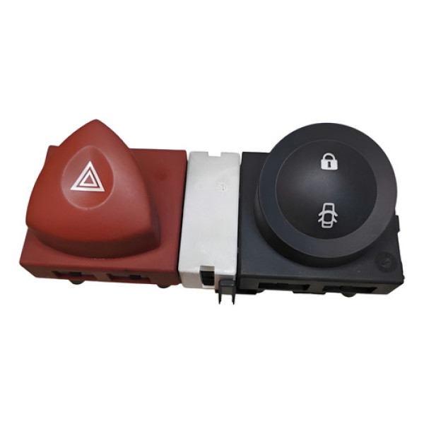 Botao Pisca Alerta Trava Renault Megane 2007 1