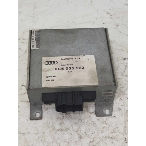 Modulo Amplificador Som Audi A4 2002 2003 2.0 Aspirado Preto