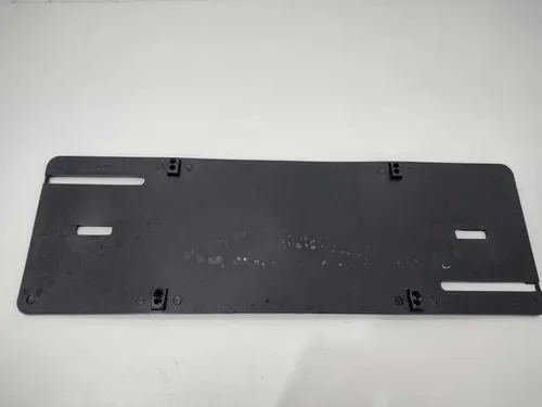 Suporte Placa Audi Q5 2014 Traseiro Preto